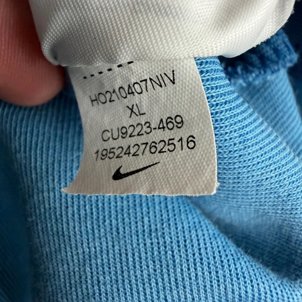 Nike Tech Fleece Full Zip Hoodie Boys XL Blue Colorblock CU9223-469 Activewear